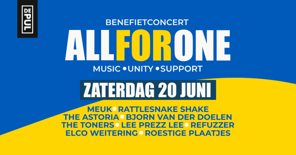 Benefiet All For One voor Oekraïense weeshuizen